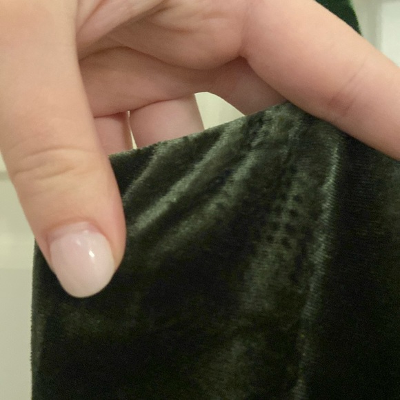 Majorelle Asbury Velvet Green Mini Dress - Picture 4 of 5